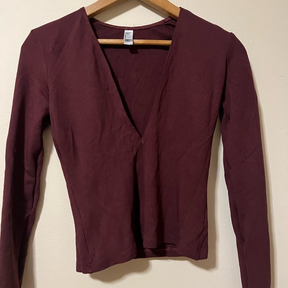 American Apparel Venture Royale Plunge Top - Picture 2 of 3